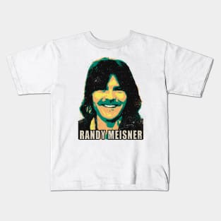 Vintage Randy Meisner in Our memories Kids T-Shirt